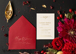 WEDDING INVITATIONS gold / rose gold / silver / glitter Luxury wedding invitations, Elegant Indian Wedding Invitation Suite • Gold Burgundy Wedding Invitation Suite • Luxury  Maroon wedding Cards8