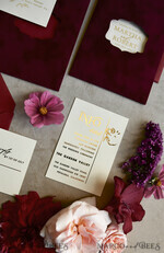 WEDDING INVITATIONS gold / rose gold / silver / glitter Maroon wedding invitation, velvet burgundy and gold wedding invites , royal crimson wedding cards11