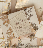 WEDDING INVITATIONS gold / rose gold / silver / glitter Luxury Gold Foil Wedding Invitations, Plexi Glamour Wedding Invitation Suite, Elegant Velvet Wedding Cards, Bespoke Golden Wedding Stationery13