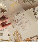 WEDDING INVITATIONS gold / rose gold / silver / glitter Luxury Gold Foil Wedding Invitations, Plexi Glamour Wedding Invitation Suite, Elegant Velvet Wedding Cards, Bespoke Golden Wedding Stationery13