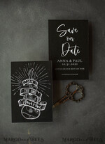   Save the Date Cards, floral8