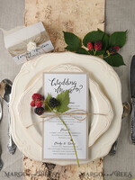 MENU & PROGRAMS rustic and lace Rustic Wedding Menu with Burlap Twine, Barn Wedding Dinner Menu, Eco Romantic Personalized Cards, Kraft Wedding Menu, Simple Rustic Wedding Menu, Elegant Ecru Wedding Menu Cards8