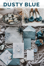 WEDDING INVITATIONS Modern Invites Floral Cards  Delicate Dusty Blue Wedding Invitations, Modern Floral Wedding Invites, Minimalistic Vellum Wedding Invitation Suite, Elegant And Handmade Wedding Stationery16