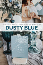 WEDDING INVITATIONS Modern Invites Floral Cards  Delicate Dusty Blue Wedding Invitations, Modern Floral Wedding Invites, Minimalistic Vellum Wedding Invitation Suite, Elegant And Handmade Wedding Stationery16