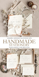 HOCHZEITS EINLADUNGEN Moderne Einladungen Florale Karten Personalisierte Hochzeitskarte mit Satinband, Elegante Hochzeitseinladungen, Fine Art Hochzeitskarten-Set, Hochzeitskarten aus goldenem, gezacktem Papier.8