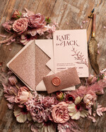 WEDDING INVITATIONS Modern Invites Floral Cards Rose Gold Glitter wedding invitations, Blush Pink wedding invitation Suite • Luxury Wedding Invitation Suite • Minimalistic  wedding Stationery5