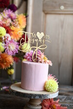 TORTENDEKORATION  
 Gold
 Topper, goldener Kuchentopper8