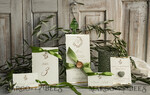 PLACE CARDS / TABLE CARDS Romantic Boho/ Botanical/ Floral Elegant Wedding Place Cards with Gold Flakes4