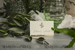 PLACE CARDS / TABLE CARDS Romantic Boho/ Botanical/ Floral Elegant Wedding Place Cards with Gold Flakes4