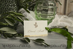 PLACE CARDS / TABLE CARDS Romantic Boho/ Botanical/ Floral Elegant Wedding Place Cards with Gold Flakes4