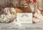 PLACE CARDS / TABLE CARDS Romantic Boho/ Botanical/ Floral elegant place cards4