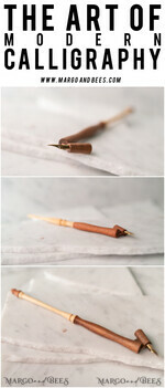  WOODEN PENHOLDERS handwritten calligraphy pen holder14