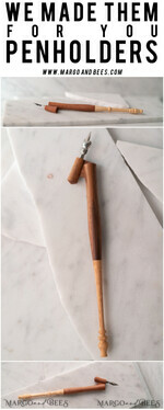 WOODEN PENHOLDERS handwritten calligraphy pen holder14