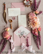 WEDDING INVITATIONS modern calligraphy / fine art Fine Art Acrylic Wedding Invitation, Real heather Floral Wedding Invitation, French Provence Invitation suite, Wreath Monogram wedding invitation suite, Deckled Edge Invites, Torn Edge Wedding Invitations golden, Fine Art Wedding Invitation Suite, Deckled Edge Paper15