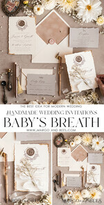 HOCHZEITS EINLADUNGEN moderne Kalligraphie / feine Kunst Kunstvolle Akt-Hochzeitseinladung, Echte Baby Atem Blumige Hochzeitseinladung, Französische Provence Einladungssuite, Gypsophila Hochzeitseinladungssuite, Deckled Edge Einladungen, Zerrissene Kanten Hochzeitseinladungen golden, Kunstvolle Hochzeitseinladungssuite.6