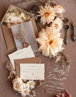 WEDDING INVITATIONS modern calligraphy / fine art Fine Art Acrylic Wedding Invitation, Real Pampas Grass Floral Wedding Invitation, French Provence Invitation suite, Neutral Pampas Grass Boho wedding invitation suite, Deckled Edge Invites, Torn Edge Wedding Invitations, Fine Art Wax Seal Wedding Invitation Suite12