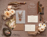 WEDDING INVITATIONS modern calligraphy / fine art Fine Art Acrylic Wedding Invitation, Real Pampas Grass Floral Wedding Invitation, French Provence Invitation suite, Neutral Pampas Grass Boho wedding invitation suite, Deckled Edge Invites, Torn Edge Wedding Invitations, Fine Art Wax Seal Wedding Invitation Suite12