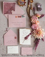 WEDDING INVITATIONS modern calligraphy / fine art Fine Art Ivory Gold Wedding Invitation, Real heather Floral Wedding Invitation, French Provence Invitation suite, Wreath Monogram wedding invitation suite, Deckled Edge Invites, Torn Edge Wedding Invitations golden, Fine Art Wedding Invitation Suite, Deckled Edge Paper19