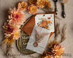 WEDDING INVITATIONS modern calligraphy / fine art Fall Terracotta Acrylic Wedding Invitation set, Real Pampas Grass Floral Wedding Invitations, Copper French Provence Invitation suite, Rust Pampas Grass Boho wedding invitation suite, Modern Fine Art Burnt Orange Wedding Invitation Suite22