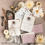 WEDDING INVITATIONS modern calligraphy / fine art Fine Art Blush Wedding Invitation, Real Baby Breth Floral Wedding Invitation, French Provence Invitation suite, Gypsophila wedding invitation suite, Deckled Edge Invites, Torn Edge Wedding Invitations golden, Fine Art Wedding Invitation Suite14