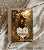 DATEN MERKEN Fotomagnete Personalisierter Foto-Reise-Save-the-Date-Herz-Holzmagnet und Karte, Hochzeitsfoto-Save-the-Dates rustikale Magnete, Foto-Save-the-Date-Karten2