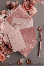   Glitter Wedding stationery samples, handmade designs2