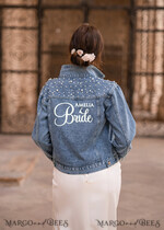   jeans wedding jacket denim bride custom vintage jacket for photoshoot7