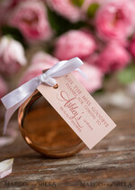 BRIDESMAID/BEST MAN BOX Bachelorette Party Favors Lip balms Ideas for present, Personalized Bridal Shower Gifts, Rose Gold Hip Flask3