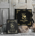 WEDDING GUEST BOOKS Velvet Instax Guestbook Black Boho Instax velvet Wedding GuestBook Gold, Black Instant Wedding Guest Book, Polaroid velvet Guestbook Black Golden wedding13