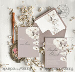 Elegant wedding invitation template, Instant download Invite, Printable ...