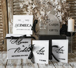  CARD BOXES velvet card boxes Velvet Set Card Box Guestbook & Sign, Wedding Card Box Instant Instax Guestbook, Black & White Wedding Money Box Sing Guestbook Set, BWs23