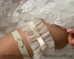 BRIDE bolero, robes, garter GARTER FOR BRIDE Romantic ecru bridal garter for the bride, crafted from delicate lace. Comfortable, elegant, and handmade – perfect for your wedding day or as a bridal gift5