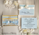 BRIDE bolero, robes, garter GARTER FOR BRIDE Set of Two gartes, personalised wedding garter in box, something blue tulle garter & personalised toss set, garter for bride,2