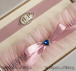 BRIDE bolero, robes, garter GARTER FOR BRIDE Romantic pink bridal garter for the bride, crafted from delicate lace. Comfortable, elegant, and handmade – perfect for your wedding day or as a bridal gift3