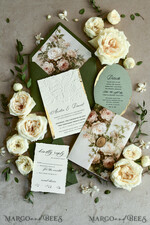 WEDDING INVITATIONS embossed invites 24