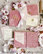 WEDDING INVITATIONS plexi acrylic mirror velvet Cover Clear Wedding Invitations, Elegant blush pink Wedding Cards,  Acrylic Wedding Invites, Mirror Gold Plexi Invitation Suite31