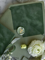 WEDDING INVITATIONS plexi acrylic mirror velvet Cover Clear Wedding Invitations, Elegant sage green Wedding Cards,  Acrylic Wedding Invites, Mirror Gold Plexi Invitation Suite14