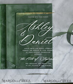 WEDDING INVITATIONS plexi acrylic mirror velvet Cover Clear Wedding Invitations, Elegant sage green Wedding Cards,  Acrylic Wedding Invites, Mirror Gold Plexi Invitation Suite14