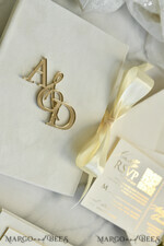 WEDDING INVITATIONS plexi acrylic mirror velvet Cover Clear Wedding Invitations, Elegant dusty blue Wedding Cards,  Acrylic Wedding Invites, Mirror Gold Plexi Invitation Suite19