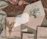 WEDDING INVITATIONS plexi acrylic mirror Blush Pink Clear Arched Wedding Invitations, Elegant Garden Wedding Cards, Nude Acrylic transparent  Wedding Invites,  Arch Plexi Wedding Invitation Suite32
