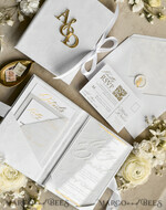 WEDDING INVITATIONS plexi acrylic mirror velvet Cover Clear Wedding Invitations, Elegant Ivory Wedding Cards,  Acrylic Wedding Invites, Mirror Gold Plexi Invitation Suite20