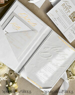 WEDDING INVITATIONS plexi acrylic mirror velvet Cover Clear Wedding Invitations, Elegant Ivory Wedding Cards,  Acrylic Wedding Invites, Mirror Gold Plexi Invitation Suite20