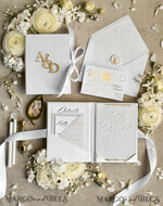 WEDDING INVITATIONS plexi acrylic mirror velvet Cover Clear Wedding Invitations, Elegant Ivory Wedding Cards,  Acrylic Wedding Invites, Mirror Gold Plexi Invitation Suite20