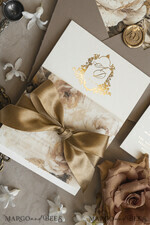 WEDDING INVITATIONS Vintage Baroque Vintage Baroque Wedding Invitation suite  Beige Golden Fine art Roses Wedding Invitations with rsvp Victorian wedding crest Chinoiserie Invites Royal Ornamental frame31