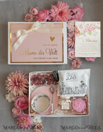 Geschenke zum Muttertag Geschenkset mit Tasse Geschenkbox mit Tasse – Tee & Kaffee Set für Mama mit Schokolade, Honig & Kerze7