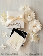 Geschenke zum Muttertag Schmuck für Mama zum Muttertag Muttertag Geschenk für Mama – Armband mit Vergissmeinnicht-Blume in Geschenkbox mit Widmung5