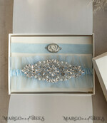 BRIDE bolero, robes, garter Geschenkidee für die Braut Strumpfband Strumpfband Etwas Blaues Geschenk für die Braut von der Trauzeugin JGA5