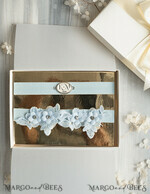 BRIDE bolero, robes, garter Geschenkidee für die Braut Strumpfband Doppeltes Strumpfband-Set für die Braut – edel & romantisch in Geschenkbox mit Gedicht – perfektes Geschenk zur Hochzeit5