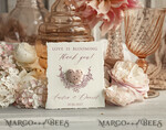 WEDDING FAVORS  Seeds of Love Wedding Favor gifts in bulk Personalized Seed Card With Plantable Seed Paper. let love grow Thank you gifts for guests4