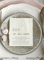 WEDDING FAVORS  Seeds of Love Wedding Favor gifts in bulk Personalized Seed Card With Plantable Seed Paper. Wildflower Seed Paper. Thank you gifts for guests5
